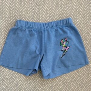 Kids Blue Sweat Shorts